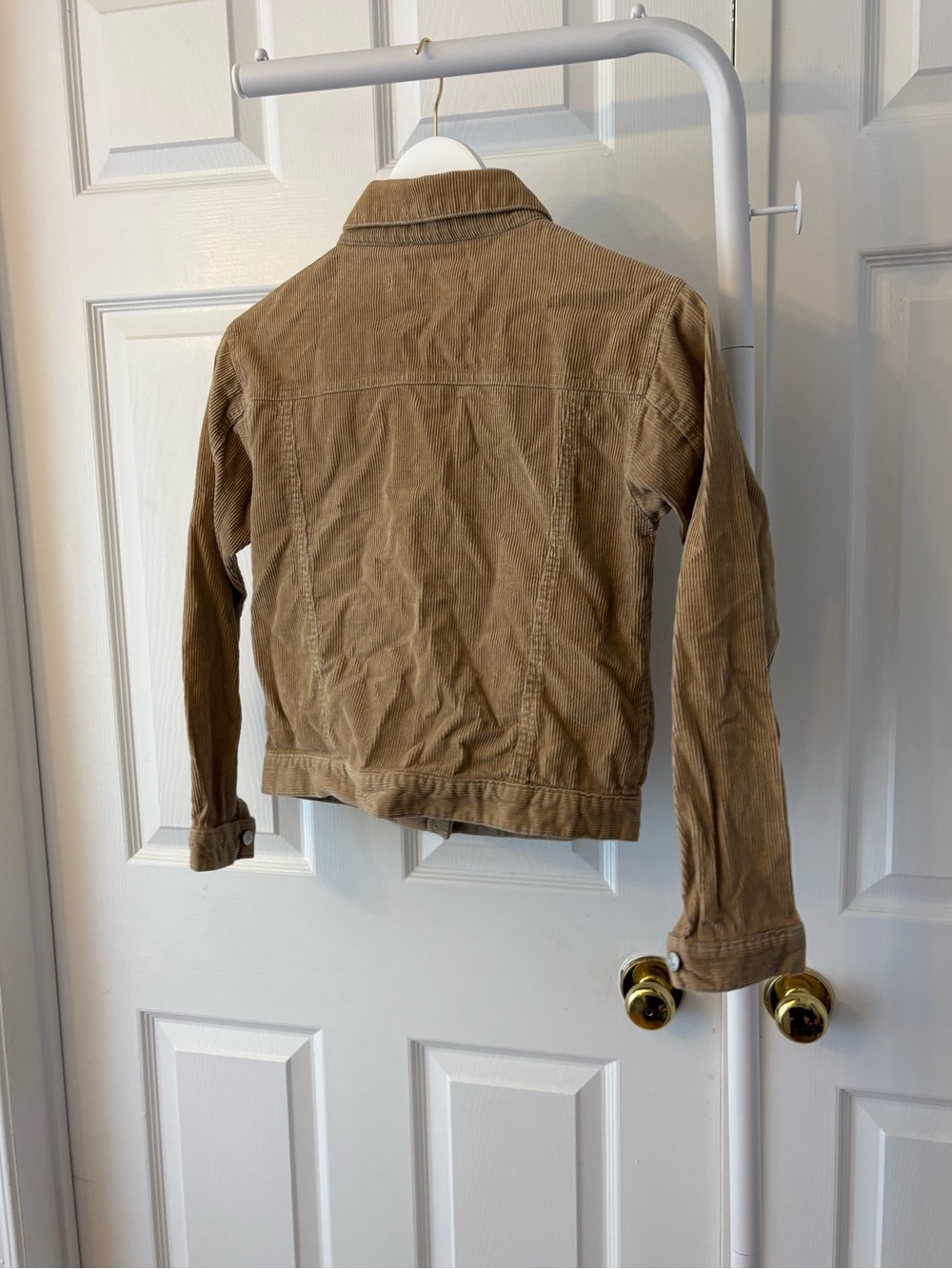 Beige Corduroy Button Up Jacket Size Extra Small Cotton - Picture 3 of 10